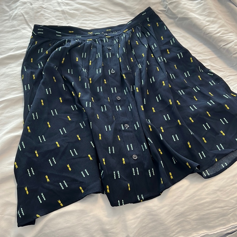Navy LOFT Skirt